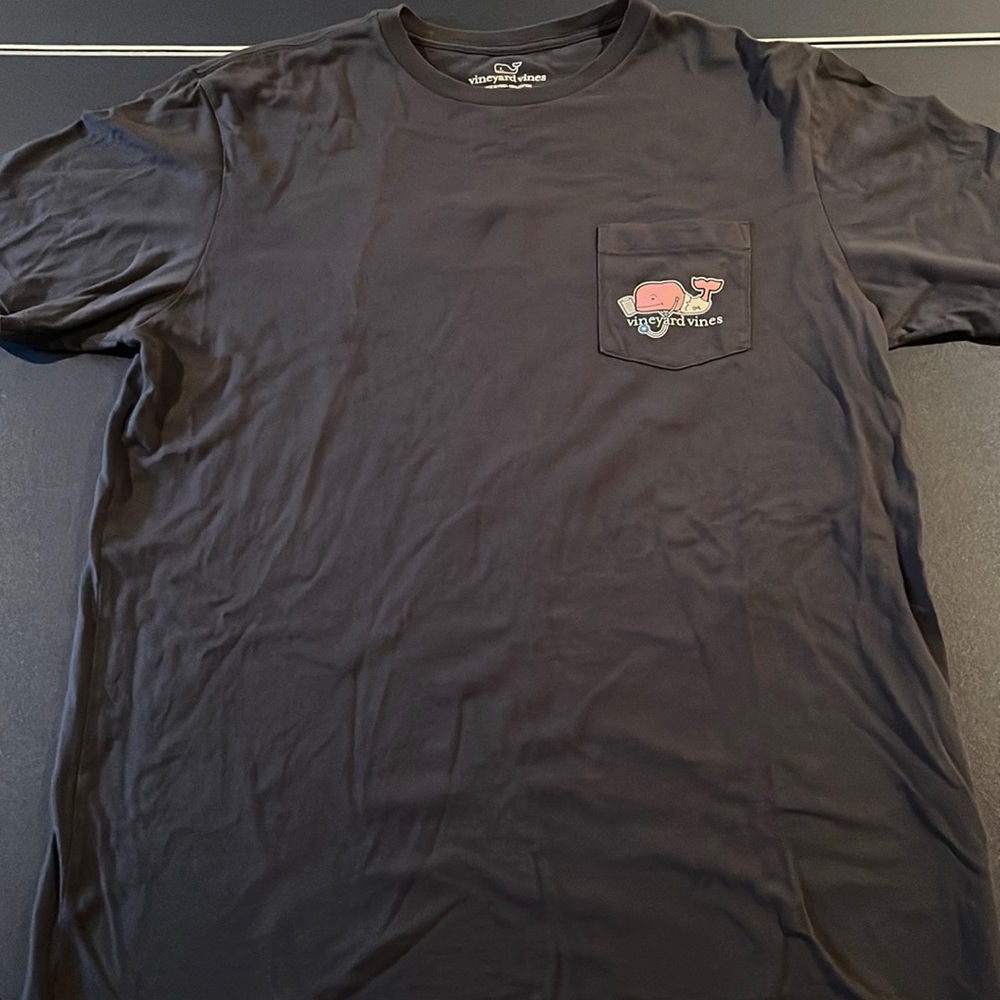 Vineyard Vines Men’s Shirt Nurse Whale Navy Blue